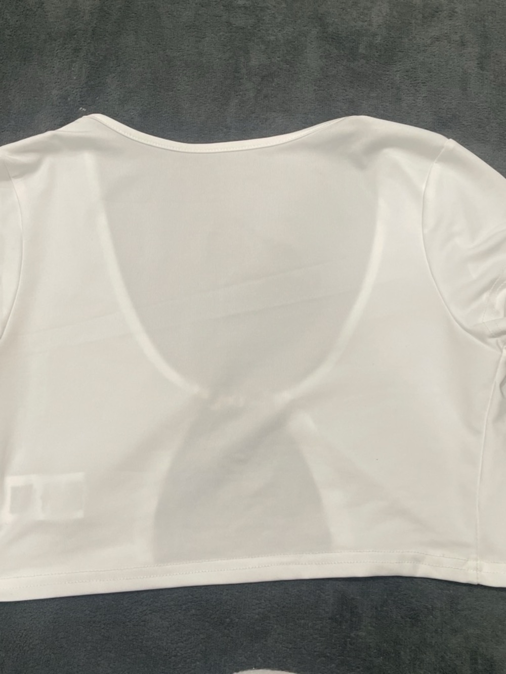 SHEIN White Short Sleeve Crop Top